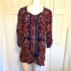 Angie Bohemian womens Top Size S